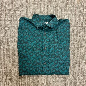 Express Men’s Floral Button-Up